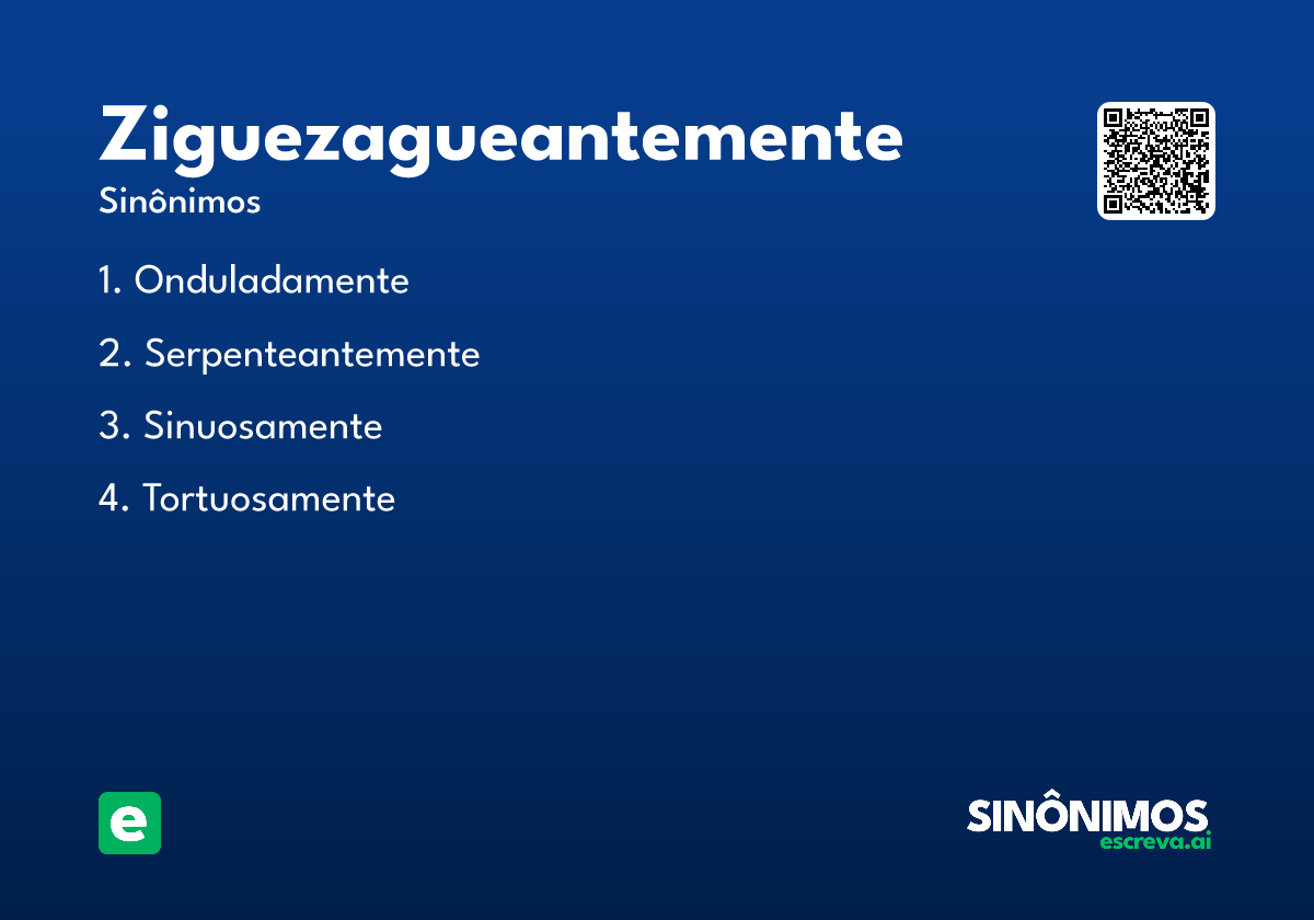 ziguezagueantemente