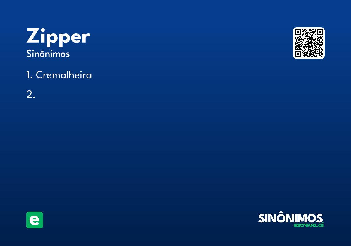 zipper