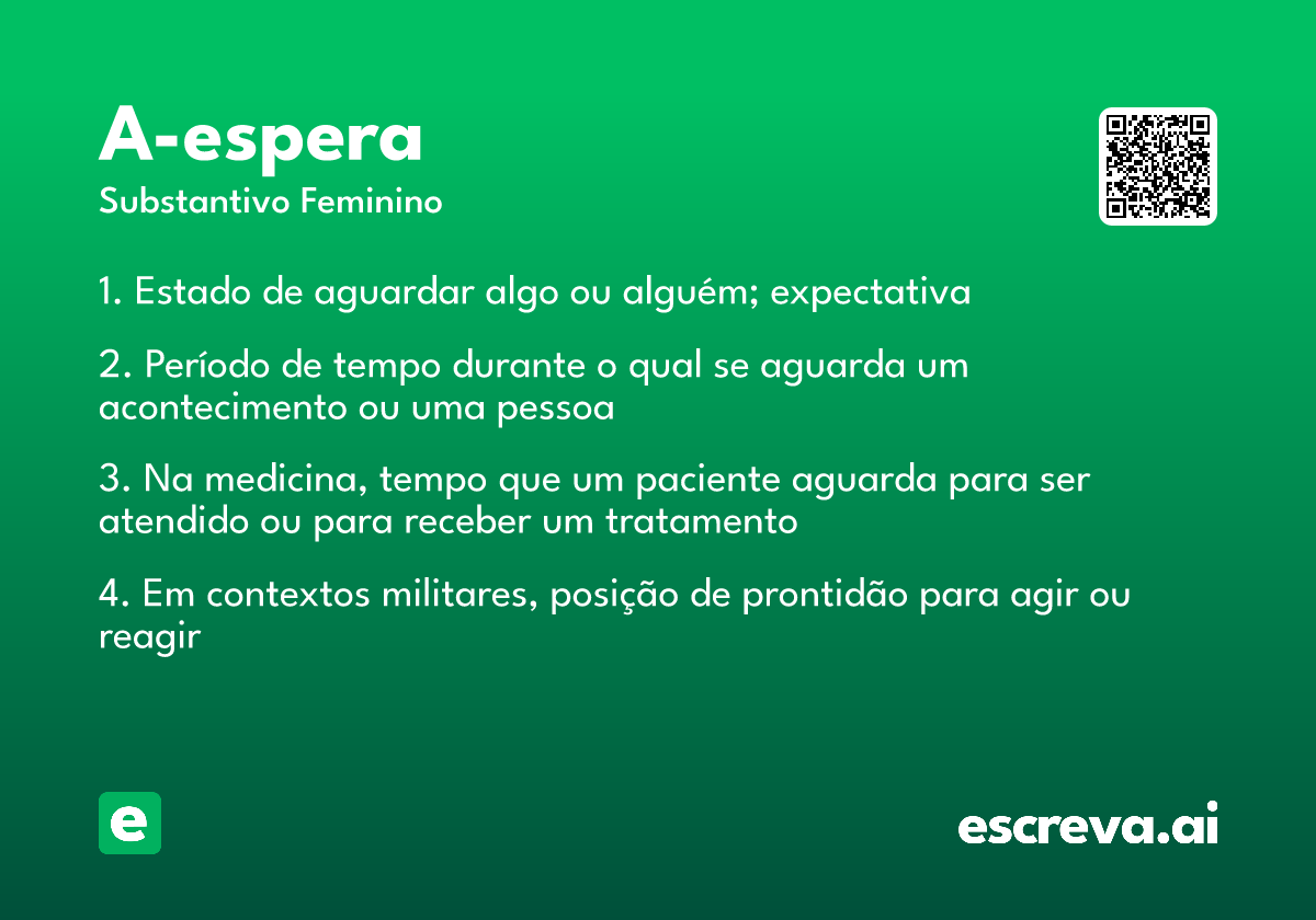 a-espera