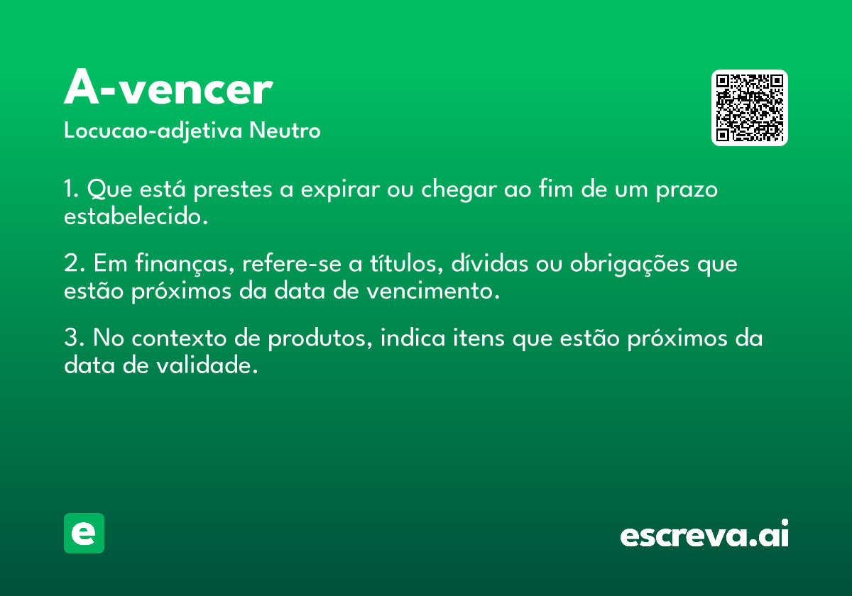 a-vencer