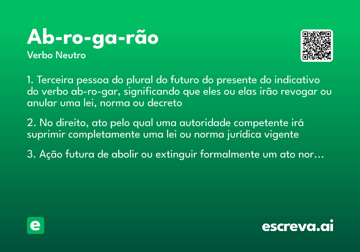 ab-ro-ga-rão