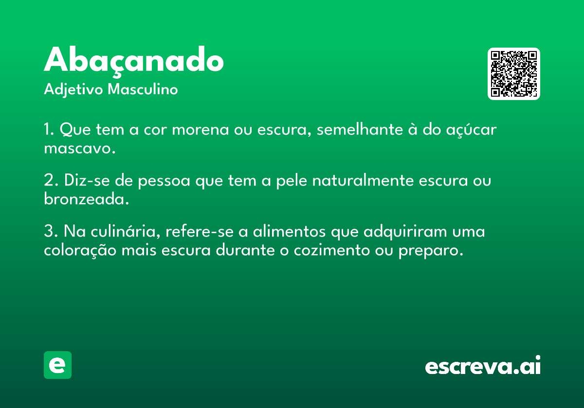 abaçanado