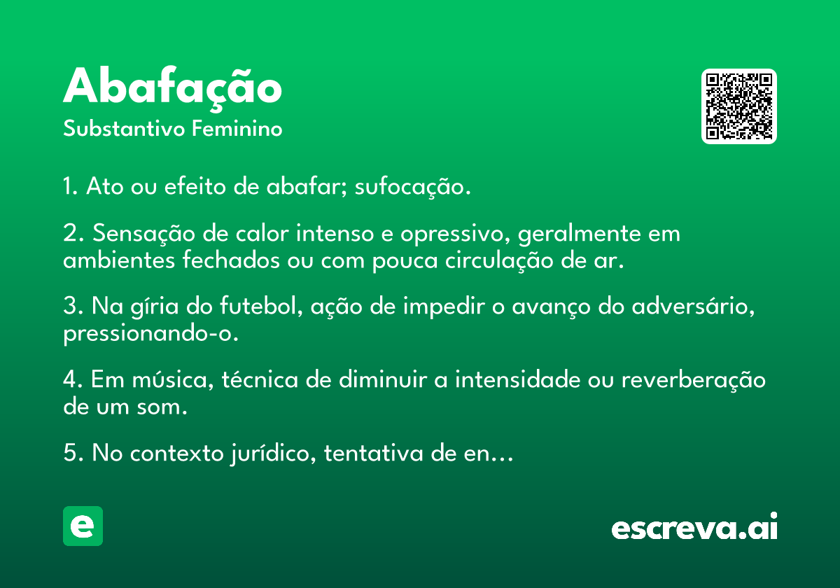 abafação