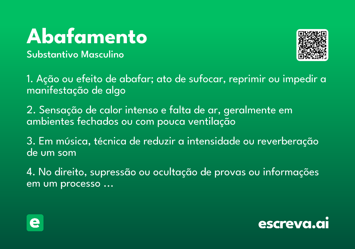 abafamento