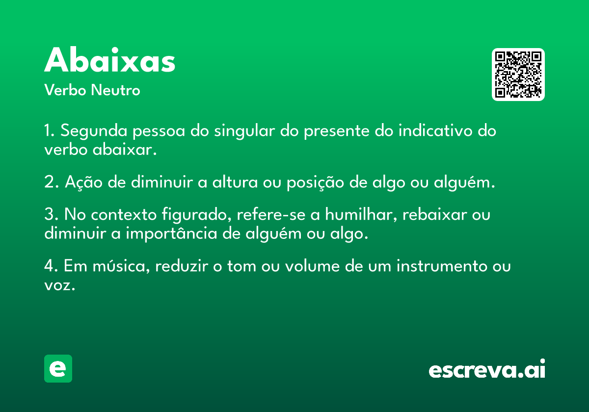 abaixas