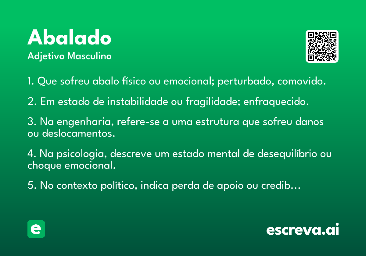 abalado