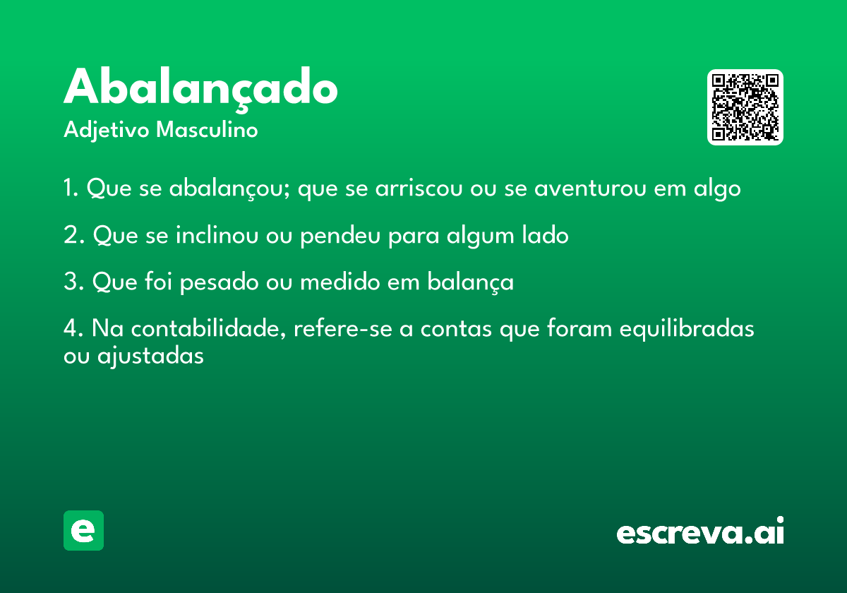 abalançado