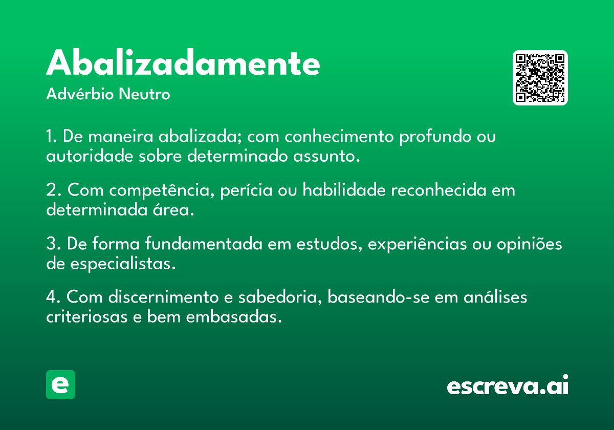 abalizadamente