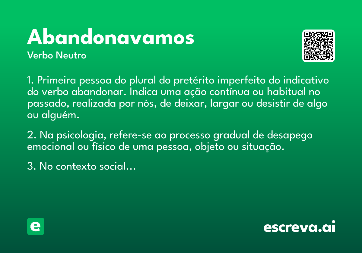 abandonavamos