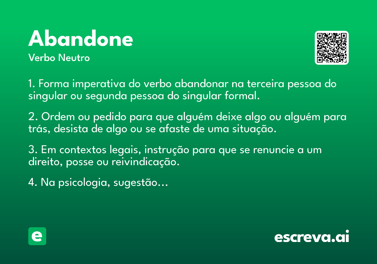 abandone