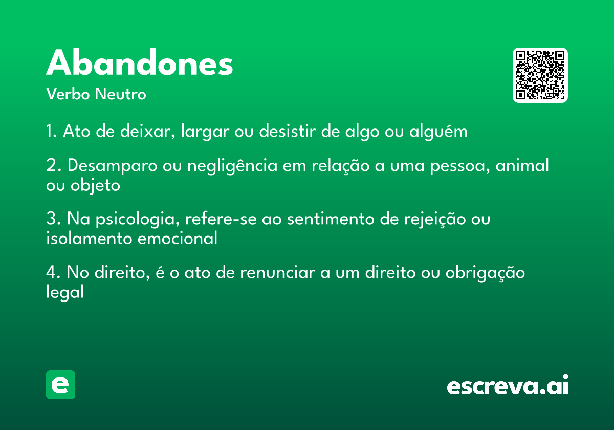 abandones