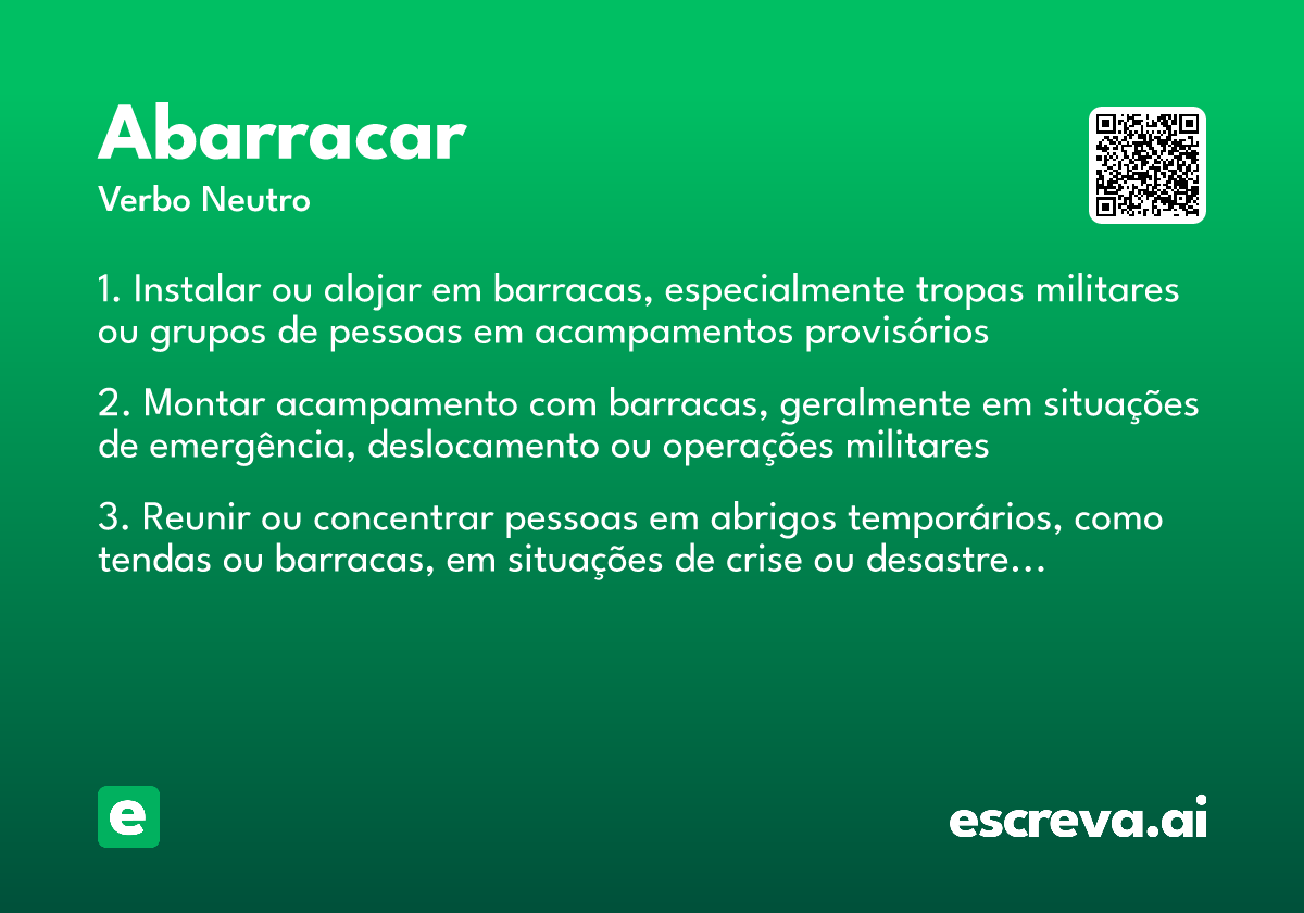 abarracar