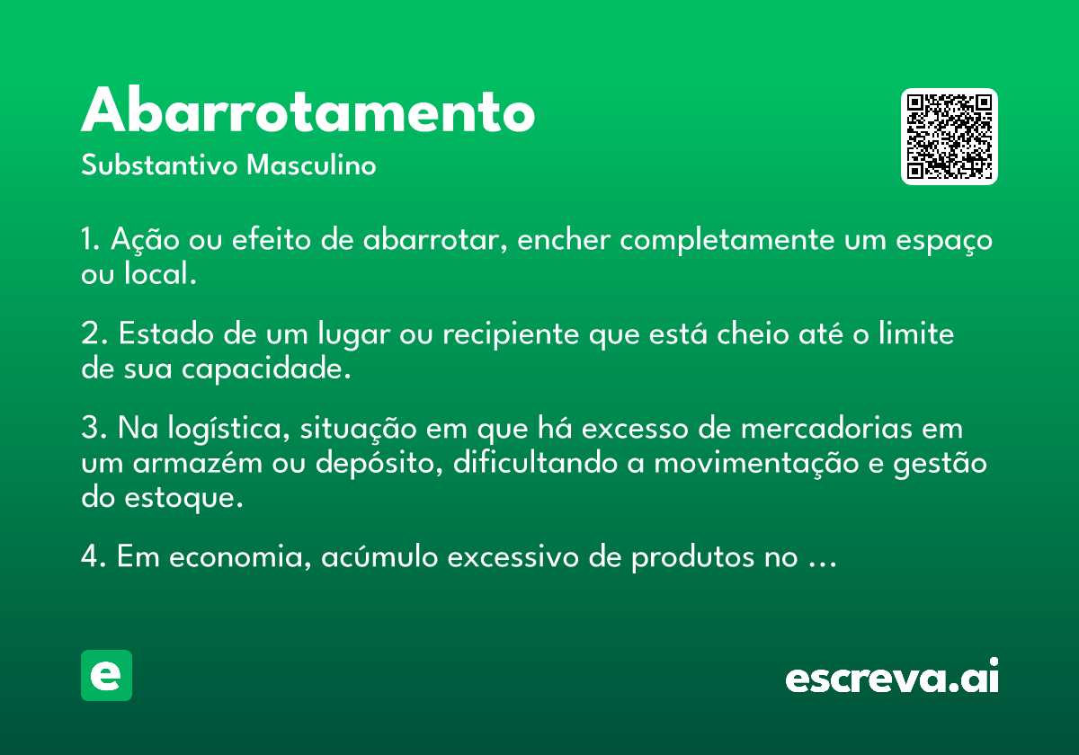 abarrotamento