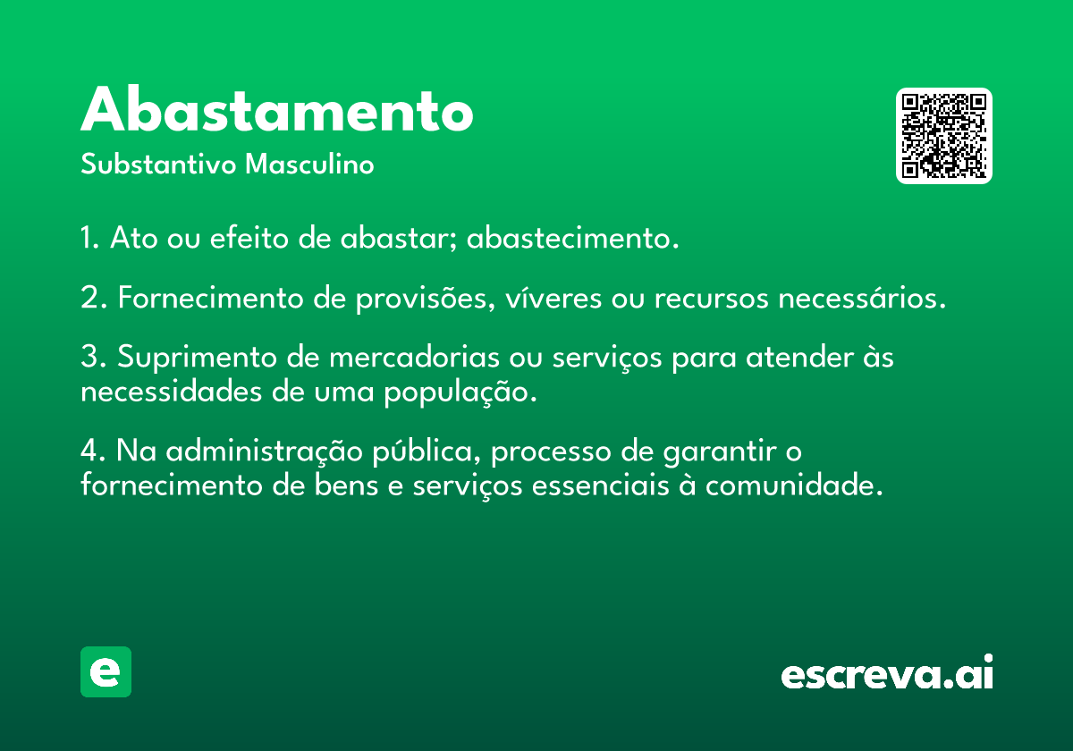 abastamento