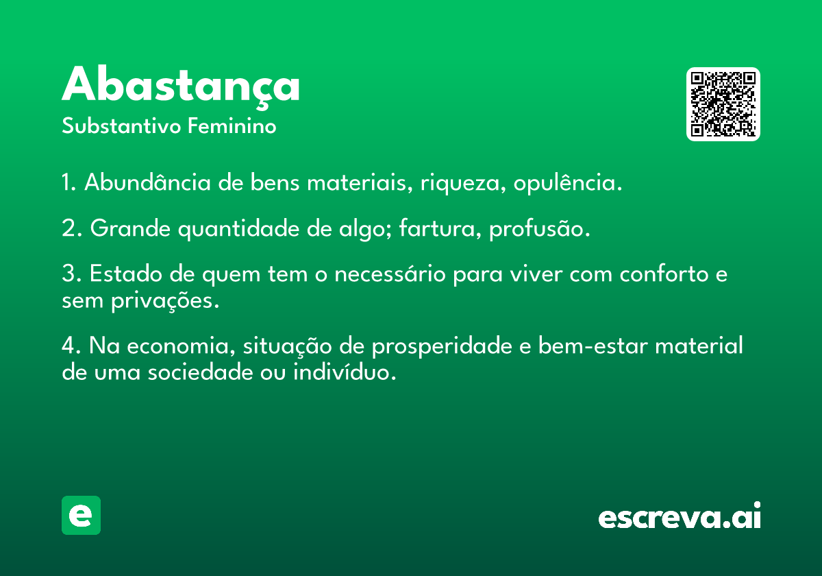 abastança