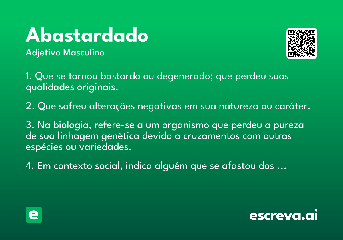 abastardado