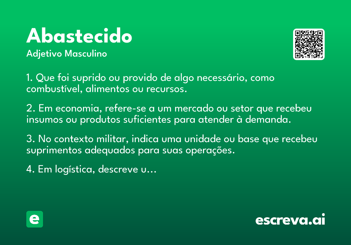 abastecido