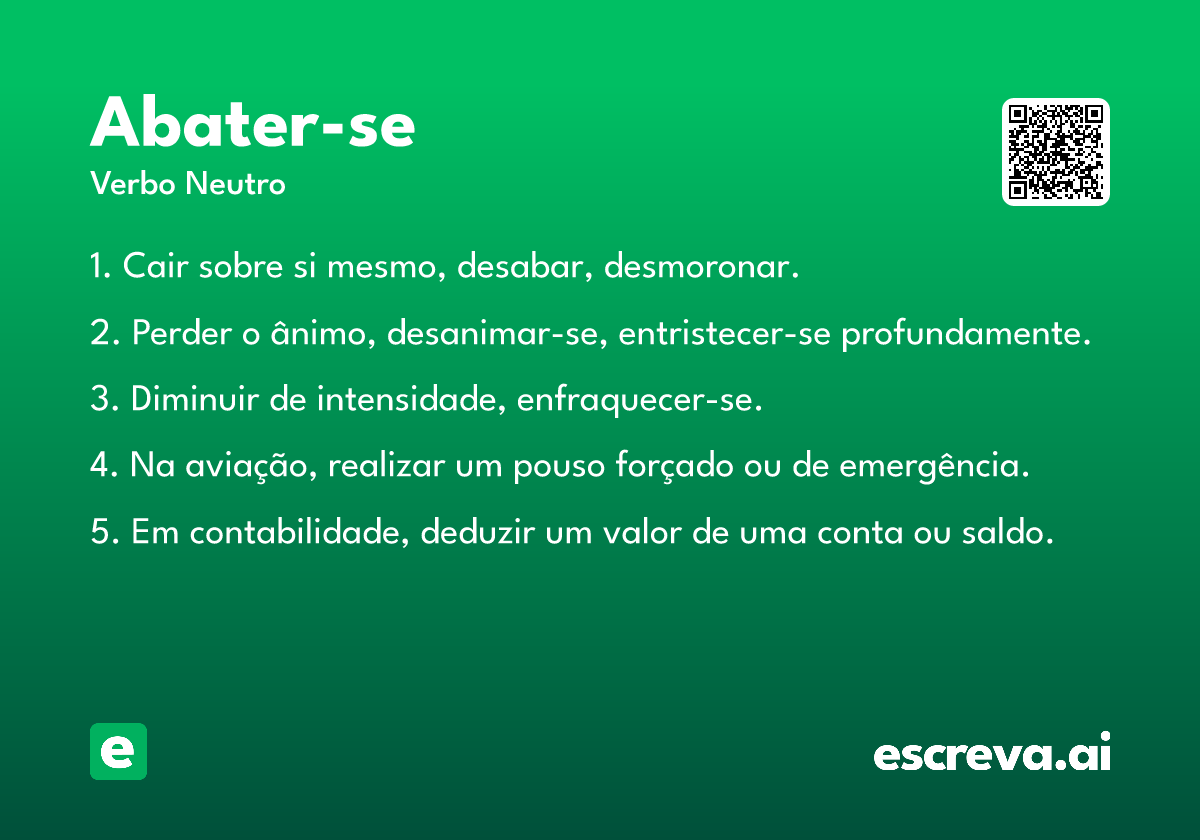 abater-se