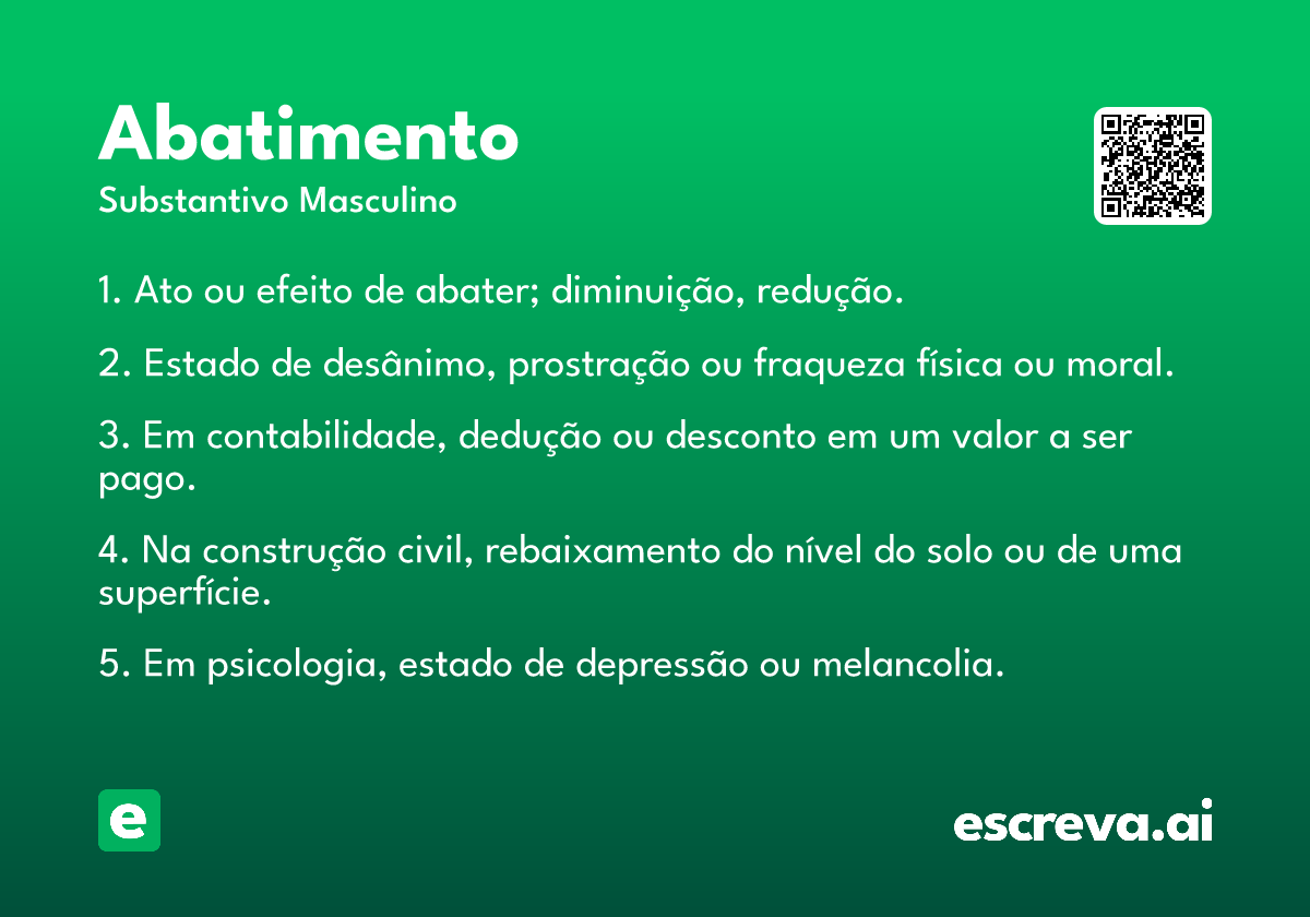 abatimento