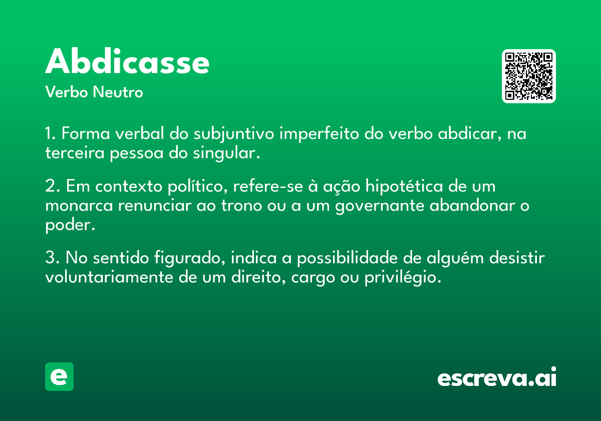 abdicasse