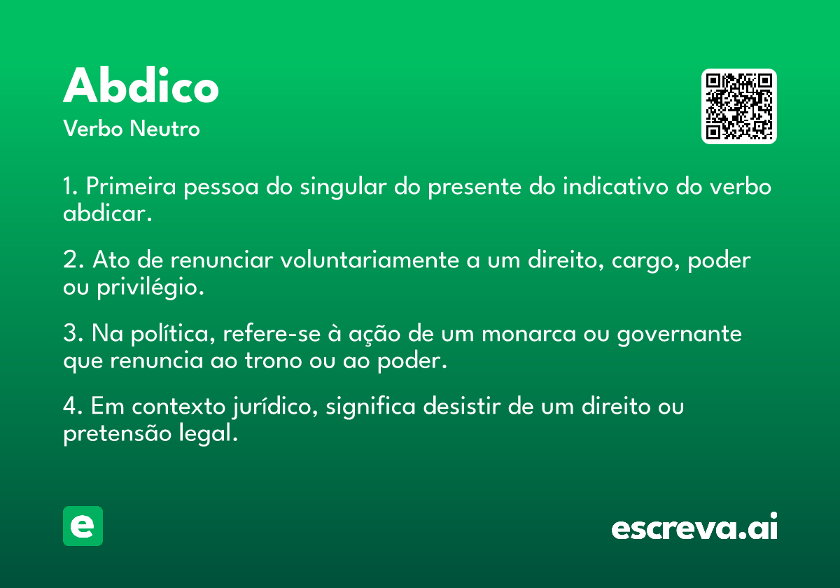 abdico