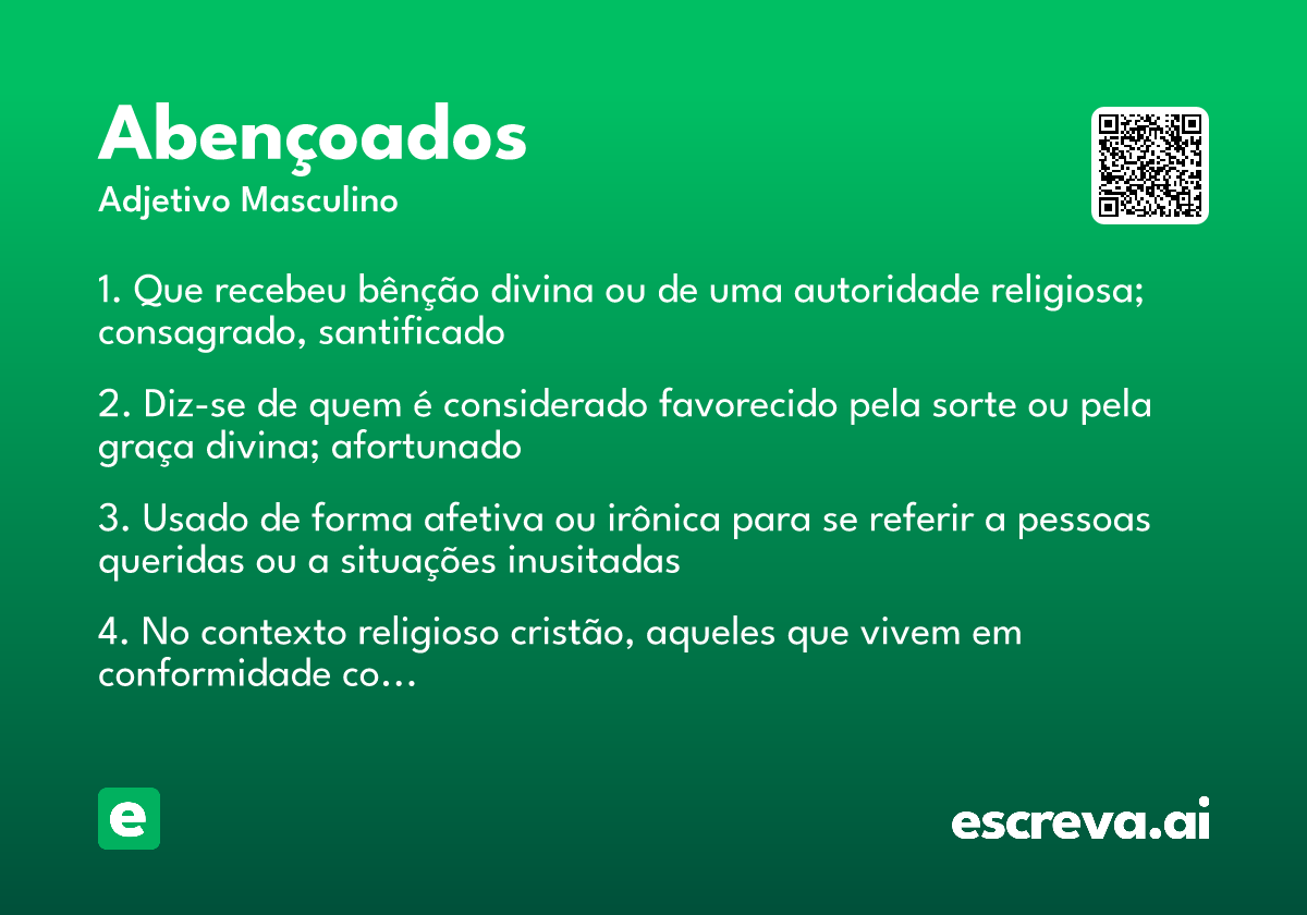 abençoados