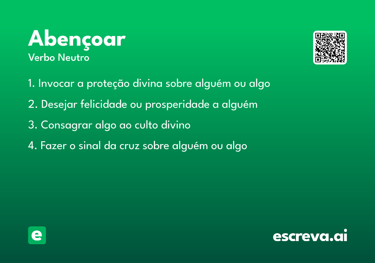 abençoar