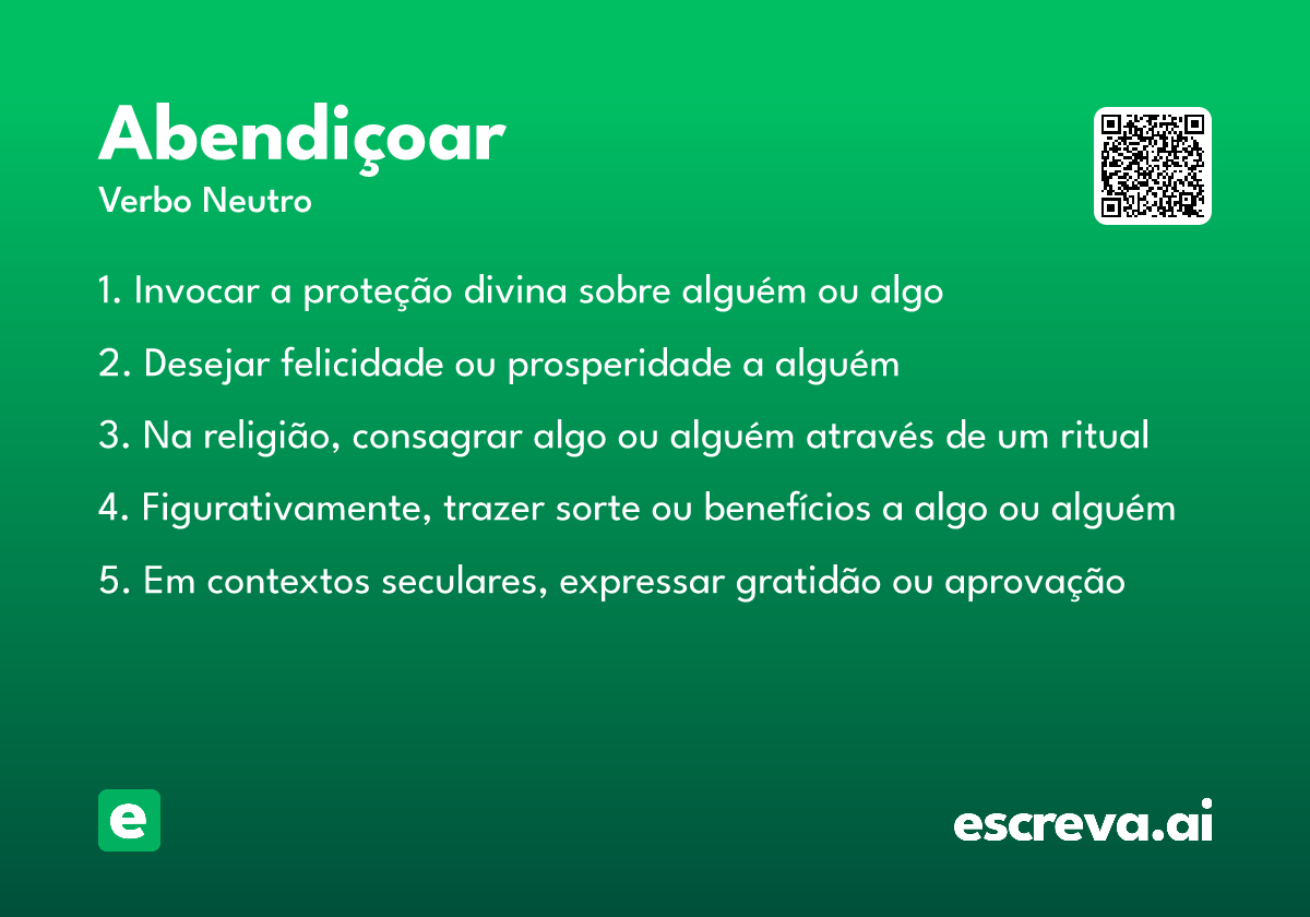abendiçoar
