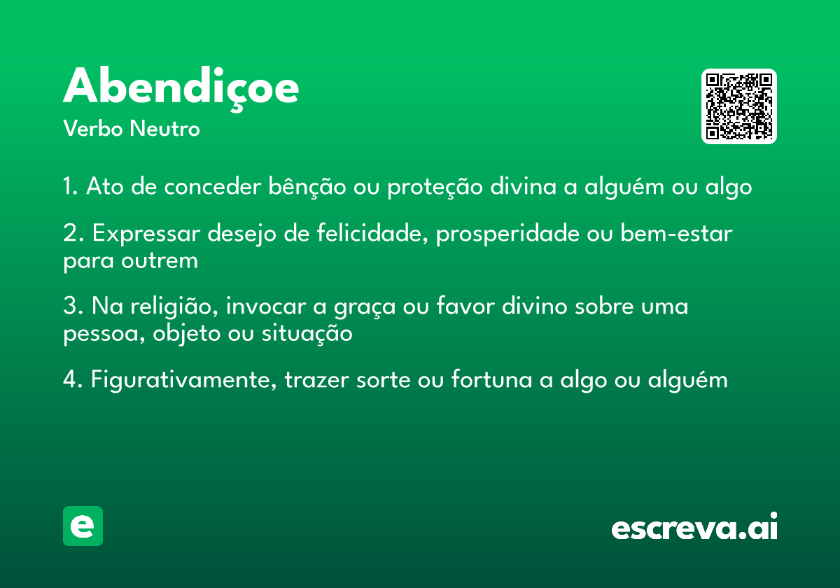 abendiçoe