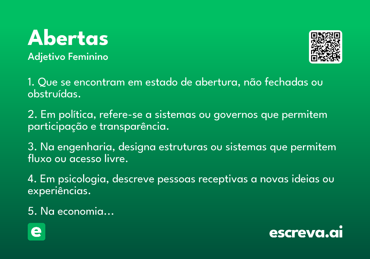 abertas