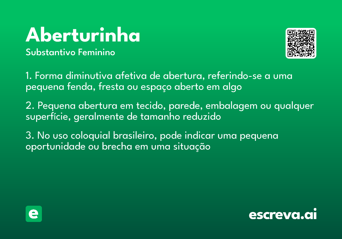 aberturinha