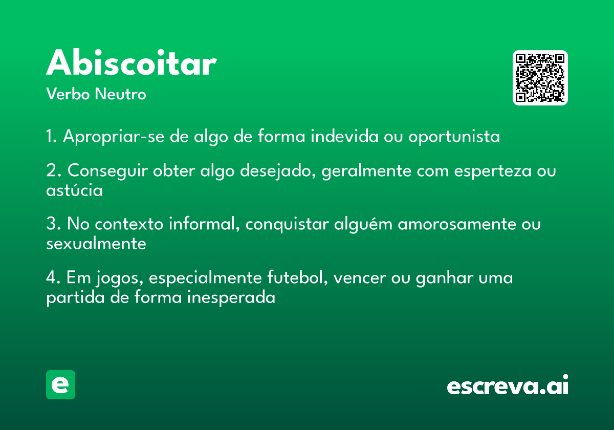 abiscoitar