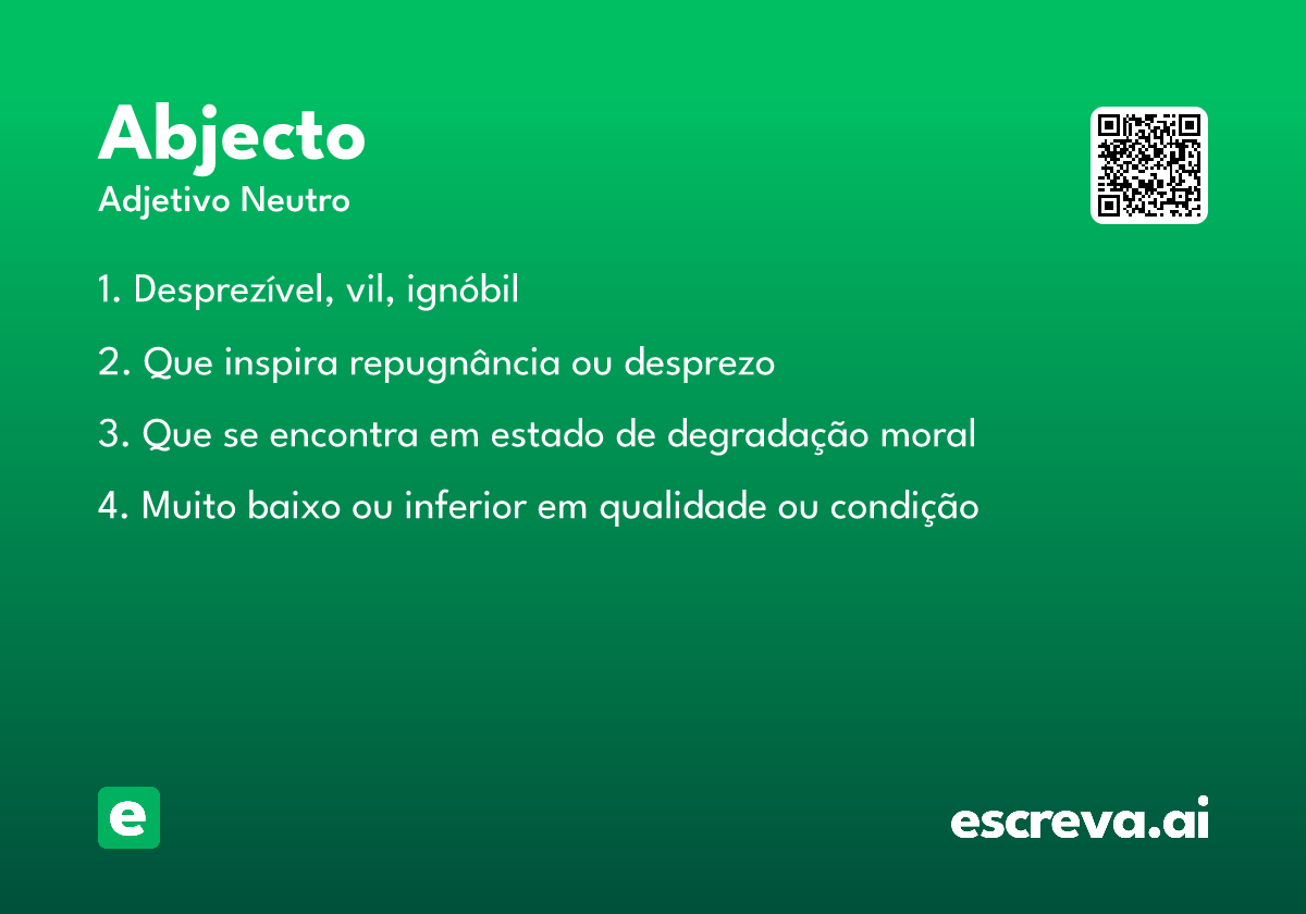 abjecto