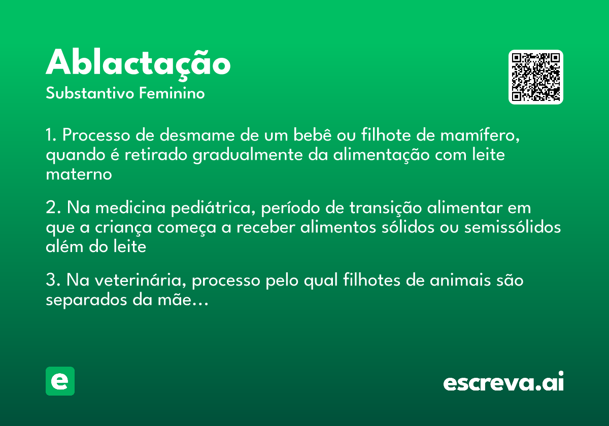 ablactação