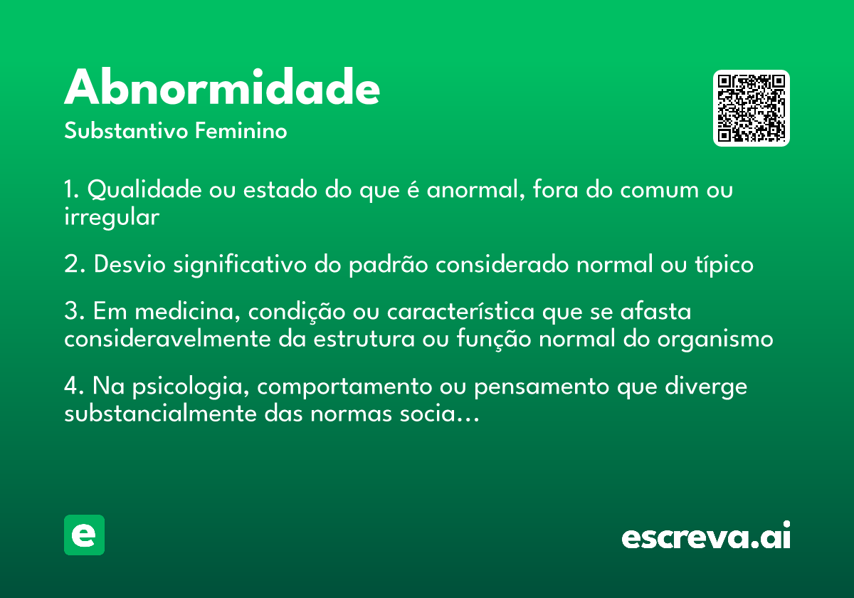 abnormidade