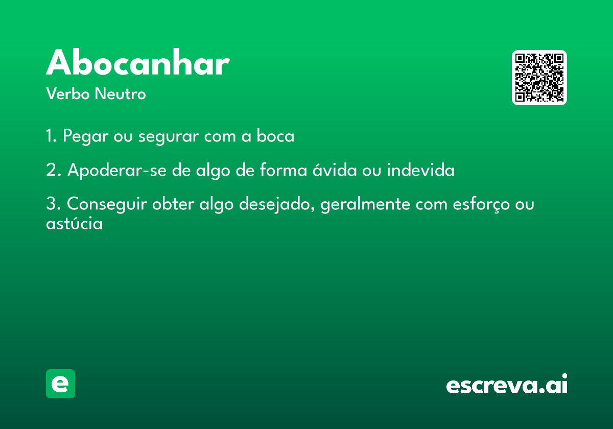abocanhar