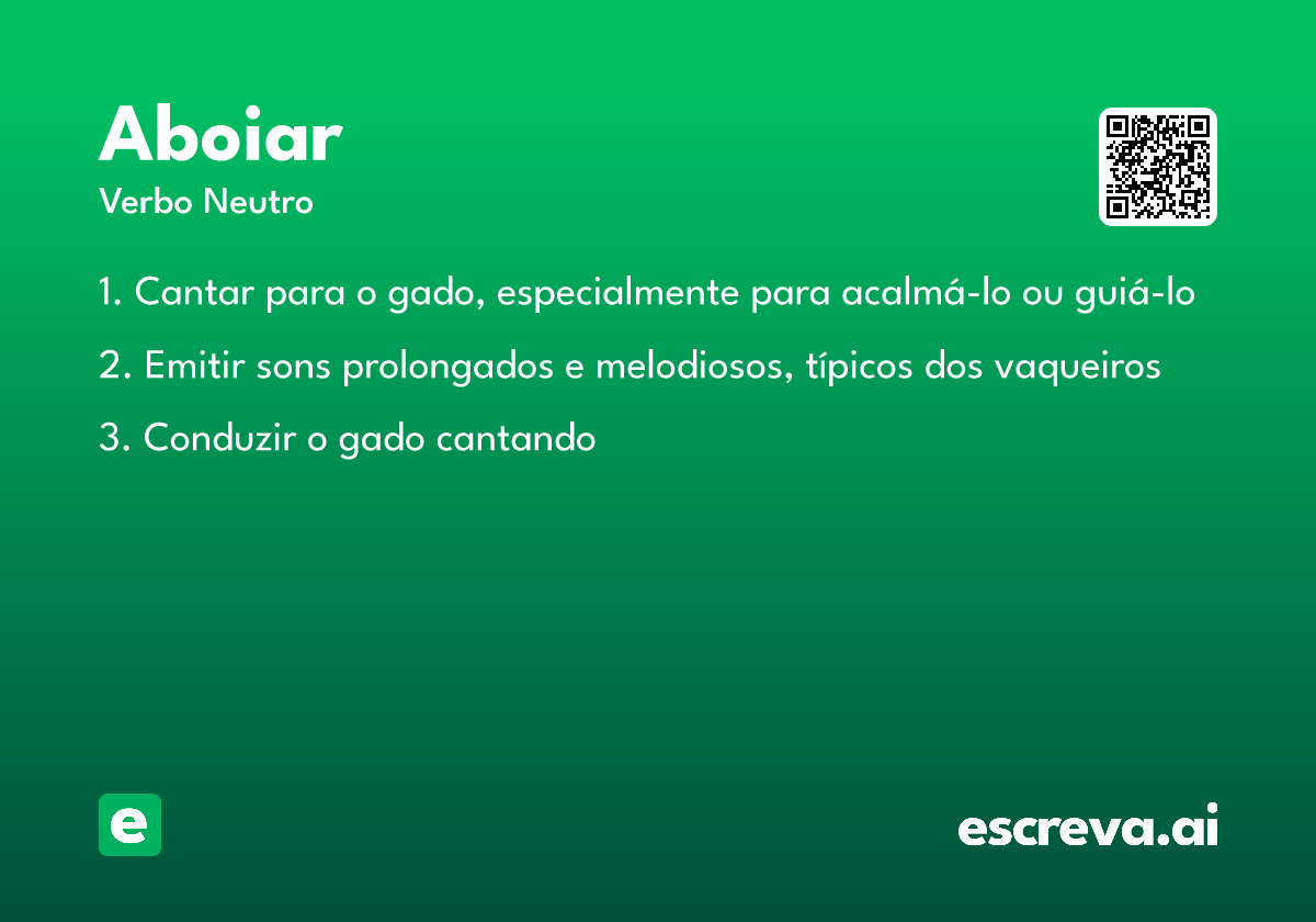 aboiar