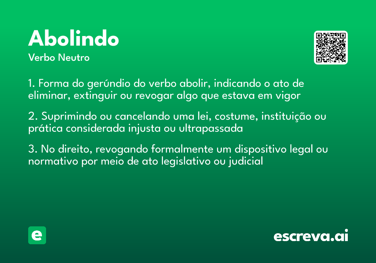 abolindo