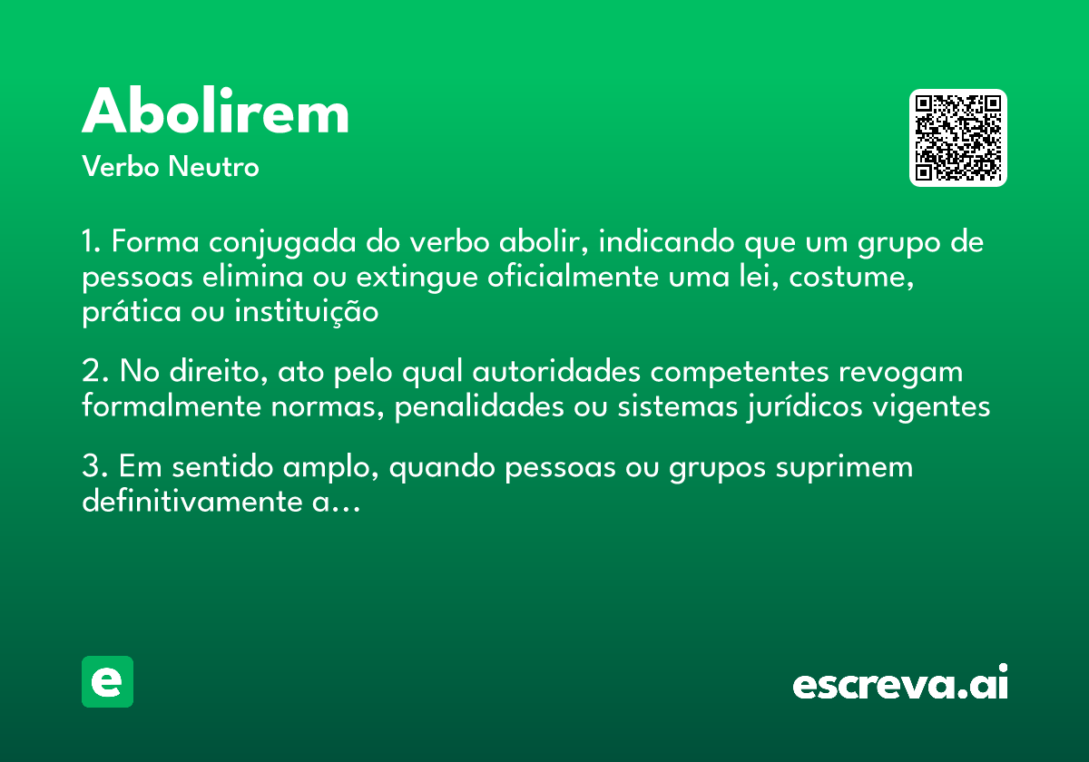 abolirem
