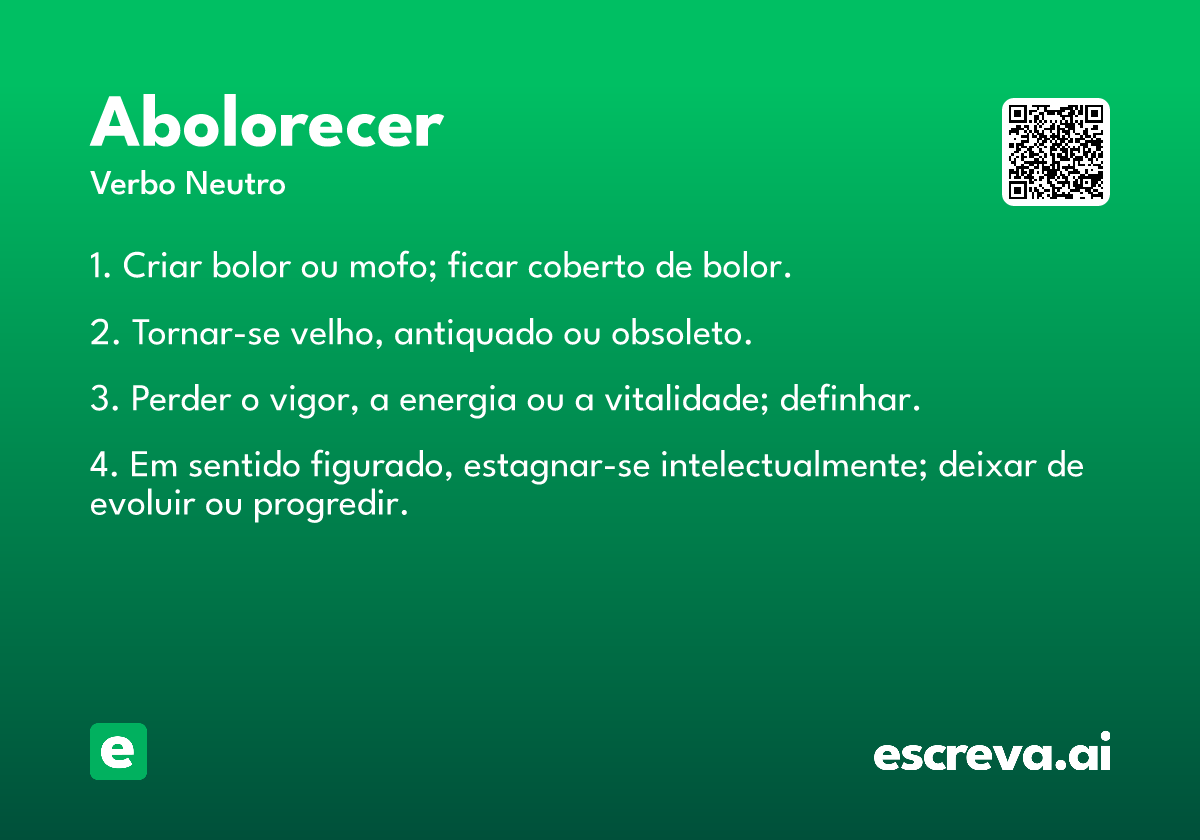 abolorecer