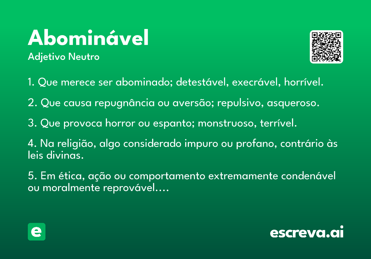abominável