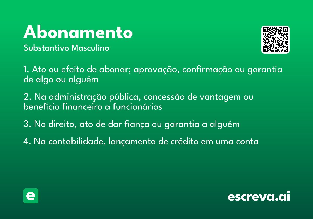 abonamento