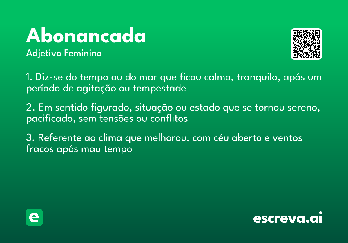 abonancada