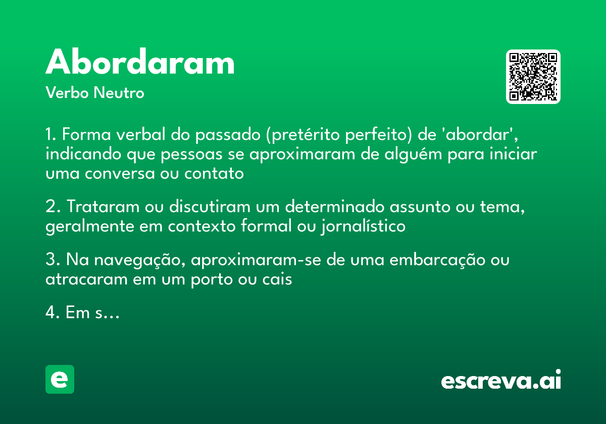 abordaram