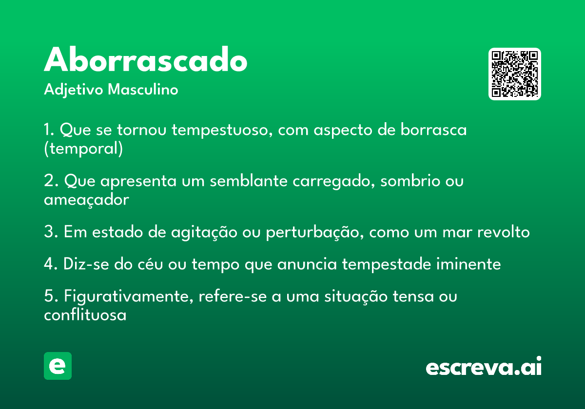 aborrascado