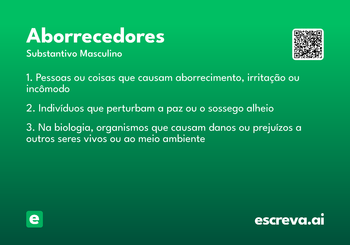 aborrecedores
