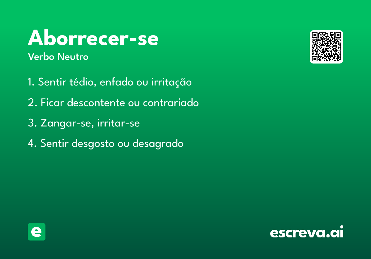 aborrecer-se