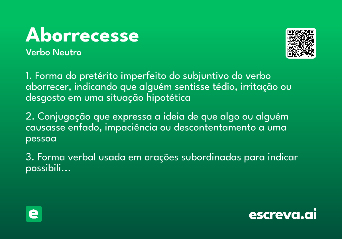 aborrecesse
