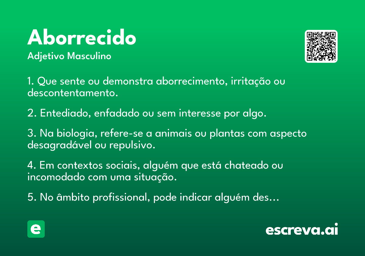 aborrecido