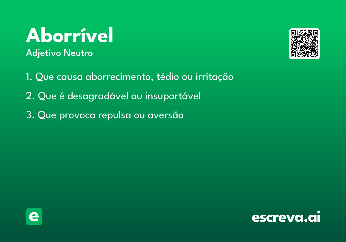 aborrível